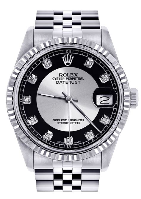 rolex datejust tuxedo dial|rolex datejust 36mm 16200.